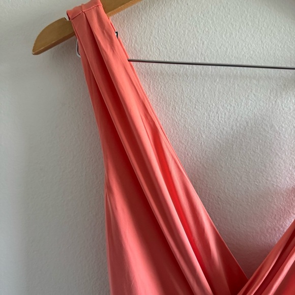 NWT NBD X Revolve Sangria Sherbet Slit Gown size Small - Picture 10 of 14